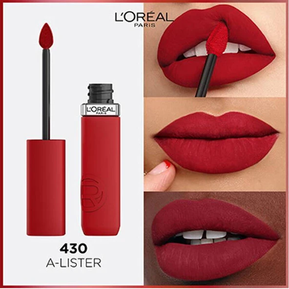 Loreal Paris Inifaillible Matte Resistance Likit Mat Ruj 430 A-Sister - 2