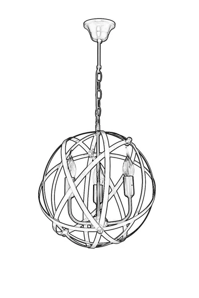 AVONNI AV-4183-3BSY Siyah Boyal? Avize E14 Metal 36cm - 2