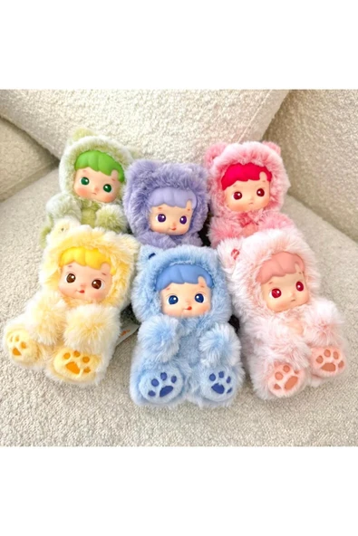 Haci Pupu Kedi Pati Sürpriz Peluş Kutulu Koleksiyonluk Sevimli Sürpriz Oyuncak