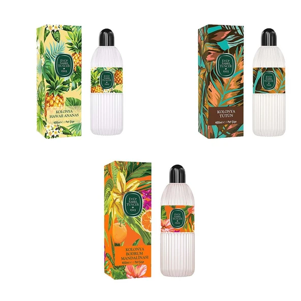 Eyüp Sabri Tuncer Kolonya Bodrum Mandalinası, Hawaii Ananas ve Tütün ürün görseli