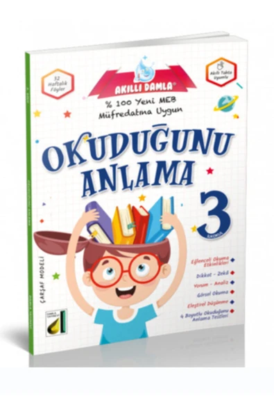 Damla 3.sınıf Akıllı Damla Okuduğunu Anlama ürün görseli 1
