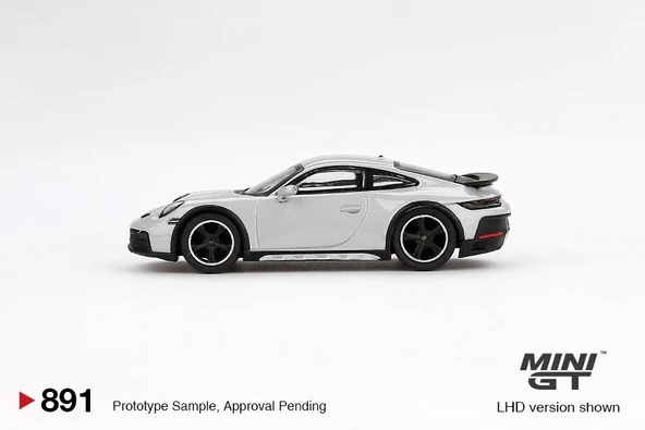 Mini GT Porsche 911 Dakar Ice Gray Metallic 891 BL - Resim 4