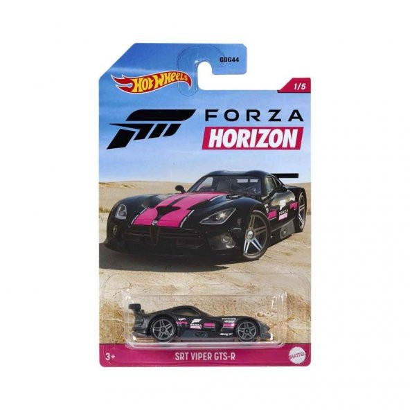 Hot Wheels Temalı Arabalar Forza Horizon Serisi Araçları Srt Viper Gts-R  GRP33