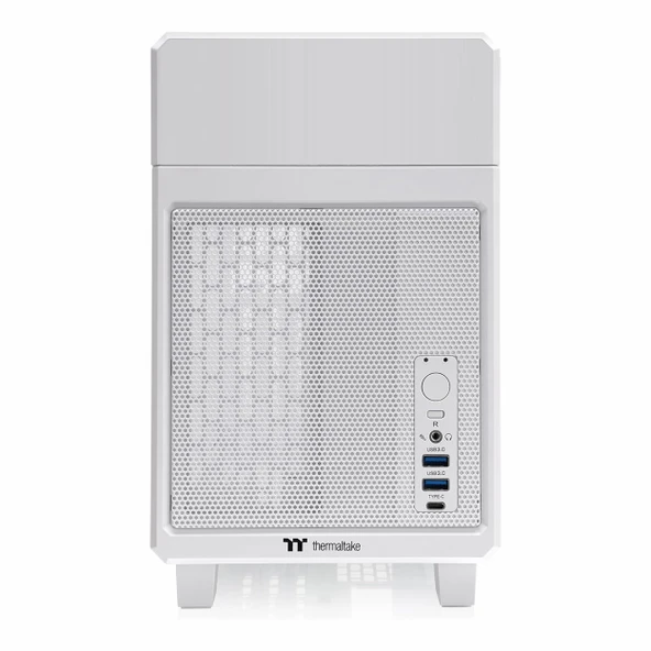 Thermaltake TR100 USB 3.2 mITX Mini Tower Beyaz Kasa - Resim 2
