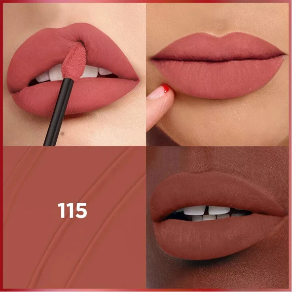 Loreal Paris Inifaillible Matte Resistance Likit Mat Ruj 115 Snooze Your Alarm - 3