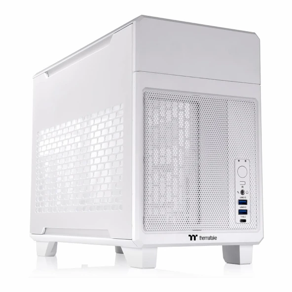 Thermaltake TR100 USB 3.2 mITX Mini Tower Beyaz Kasa ürün görseli 1