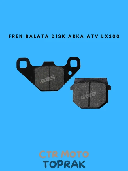 ATV LX200 Arka Disk Fren Balata Takımı – Güçlü Tutunma ve Sessiz Frenleme - 1