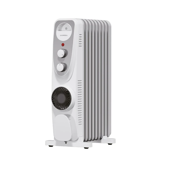 LUX09-FP-WG LUXELL BYZ/GRİ YAĞLI RADYATÖR 9 DİLİM - 2