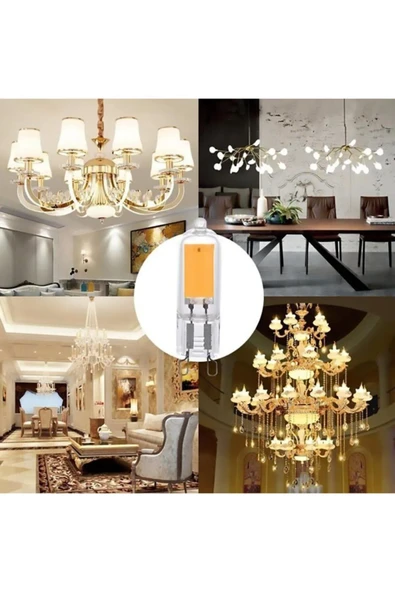 Cata CT-4222 7W 220V G9 LED Kapsül Ampul 3200K Günışığı Yüksek Parlaklık Enerji Tasarruflu COB LED Lamba - 3