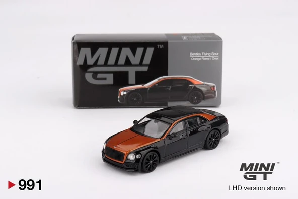Mini GT Bentley Flying Spur Orange Flame / Onyx 991 ürün görseli