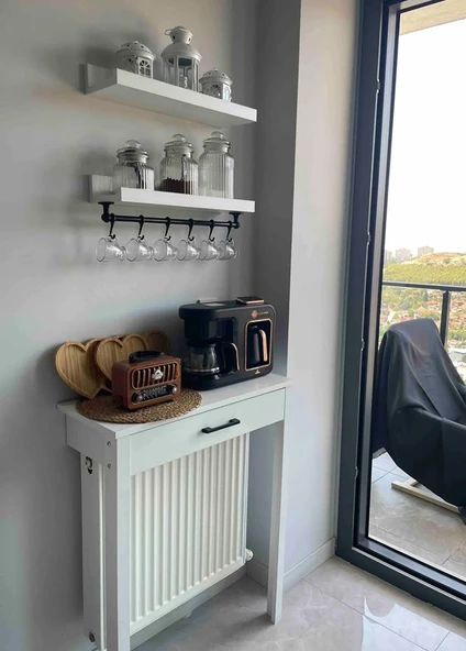 Kahve Köşesi Kalorifer Boşluğu 70cm-92cm-30cm - 4