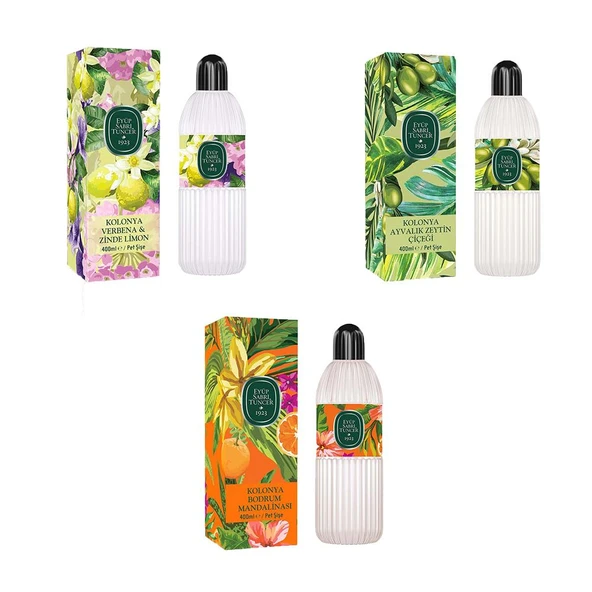 Eyüp Sabri Tuncer Kolonya Bodrum Mandalinası, Verbena & Zinde Limon ve Ayvalık Zeytin Çiçeği ürün görseli