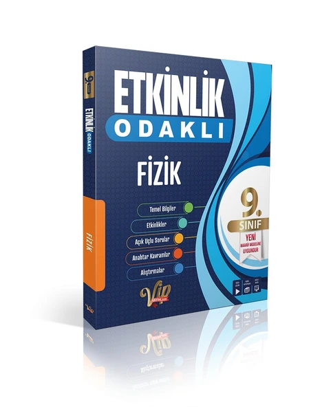 9. Sınıf Etkinlik Odaklı Fizik Konu Anlatım vip yayınları ürün görseli