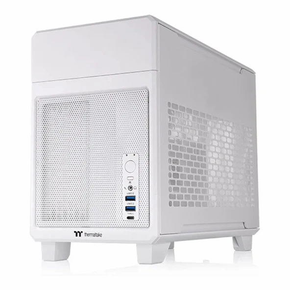 Thermaltake TR100 USB 3.2 mITX Mini Tower Beyaz Kasa - Resim 3