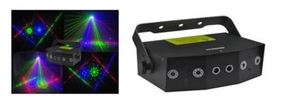 Layu TF02RGB RGB Beam + RGB Twinkling Lazer DMX-AUTO-SOUND-MASTER/SLAVER ürün görseli 1