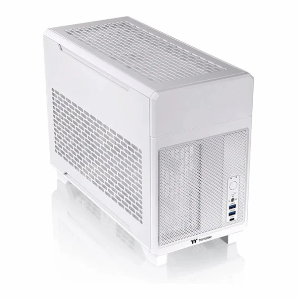 Thermaltake TR100 USB 3.2 mITX Mini Tower Beyaz Kasa - Resim 4