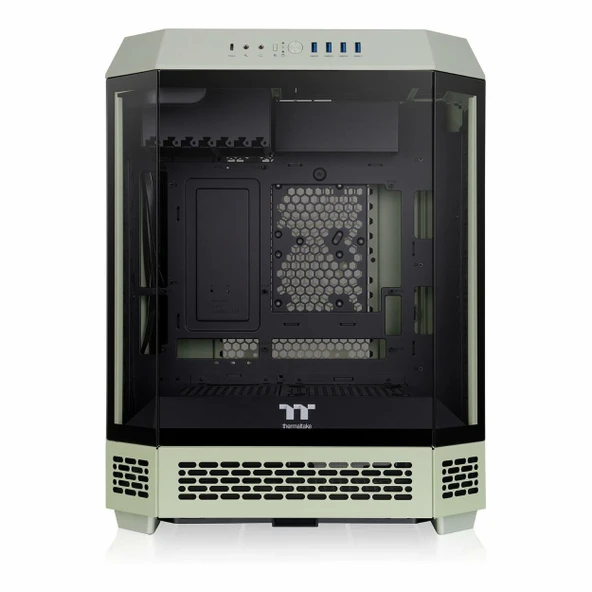 Thermaltake The Tower 600 USB 3.2 ATX Mid Tower Yeşil Kasa - Resim 2
