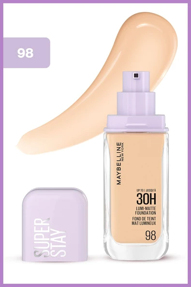 Maybelline New York Super Stay Lumi Matte Fondöten - 98 - Resim 2