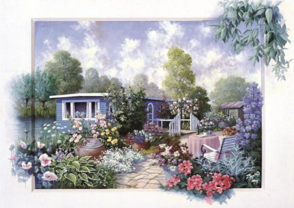 Art 500 Parça Çiçekli Bahçe Puzzle - 4211