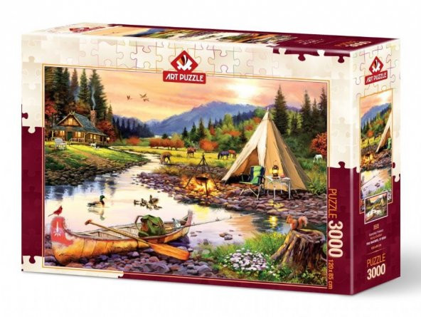 Art 3000 Parça Kamp Dostları Puzzle - 2
