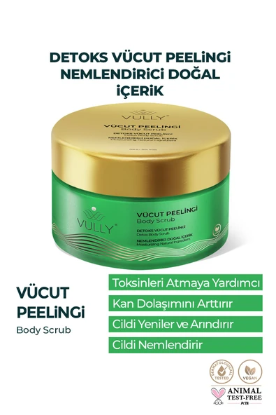 Detoks Etkili Nemlendirici Doğal Içerikli Lavanta Vanilya Vücut Peelingi 250 Ml - 1