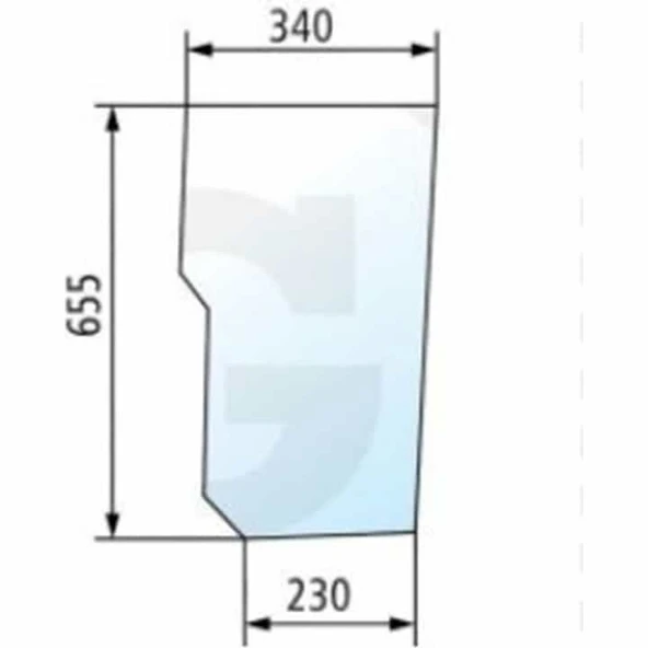 CAM-SOL DİZLİK 47125738-I ürün görseli