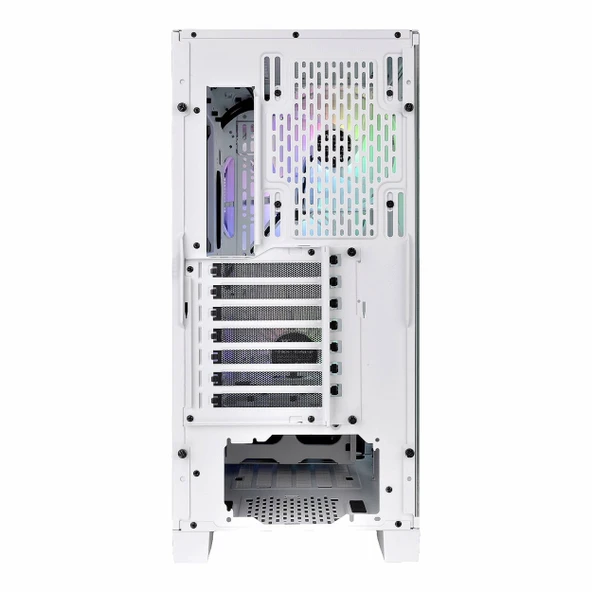 Thermaltake View 300MX USB 3.2 ARGB eATX Mid Tower Beyaz Kasa - Resim 5