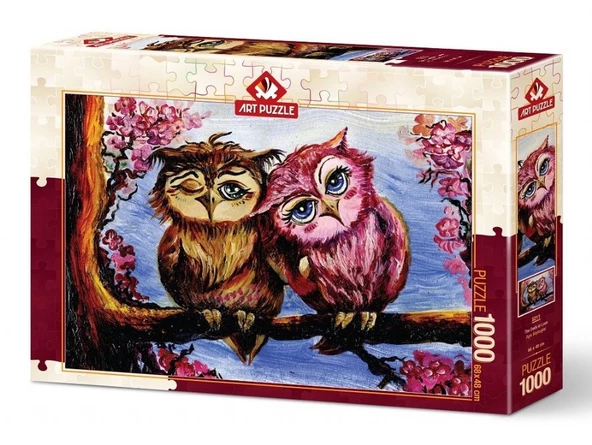 Art Puzzle Aşık Baykuşlar 1000 Parça Puzzle ürün görseli