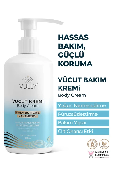 Yoğun Nemlendirici Pürüzsüzleştirici Kuru Ve Hassas Ciltler Için El Yüz Ve Vücut Kremi