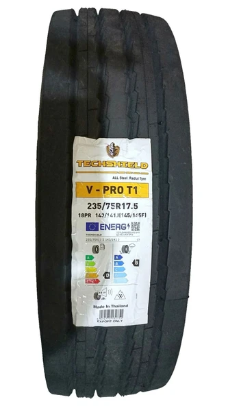 235/75 R17.5 143J 18PR VPRO T1 DÜZ M+S TECHSHIELD, 2025 TAYLAND ÜRETİM ürün görseli