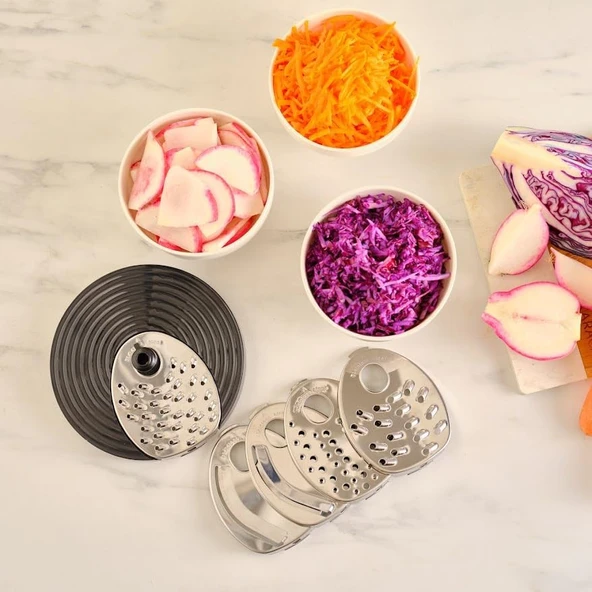 KARACA MASTERMAID POWER MAX 11 IN 1 SET MATTE BLACK-SİLVER - 5