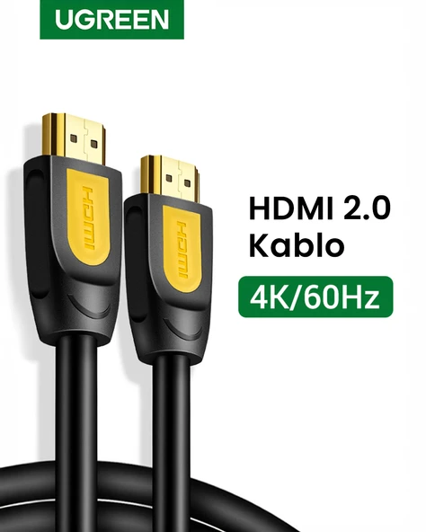 UGREEN 4K HDMI Kablo, 2 Metre, Siyah, 10129 ürün görseli