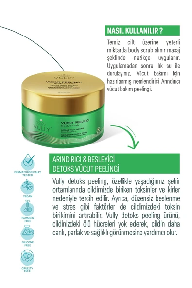 Detoks Etkili Nemlendirici Doğal Içerikli Lavanta Vanilya Vücut Peelingi 250 Ml - 6