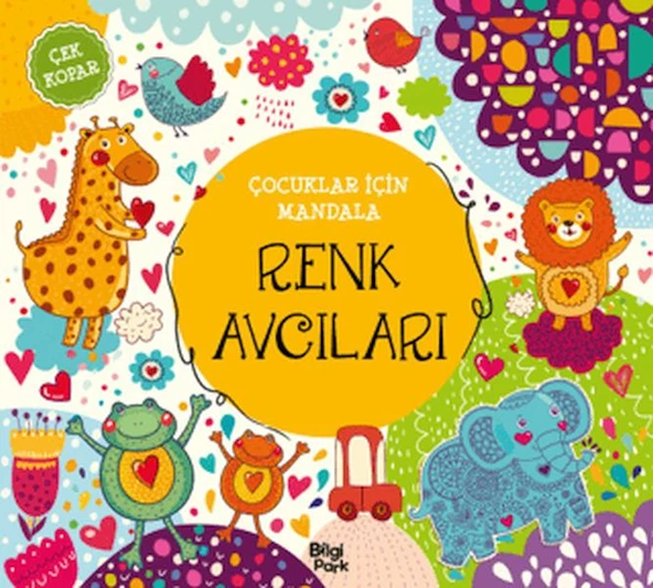 Çocuklar İçin Mandala - Renk Avcıları - 1