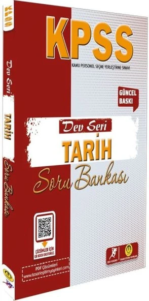 Tasarı Yayınları 2024 KPSS Dev Seri Tarih Soru Bankası - 1