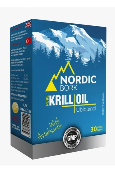 Nordic Bork Krill Oil 30 Softgel ürün görseli 1