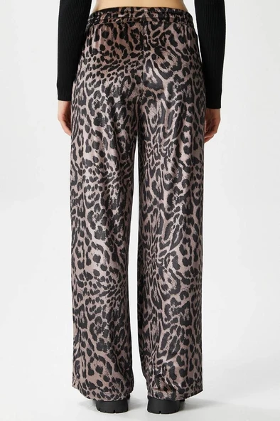 Leopar desen pantolon - 3
