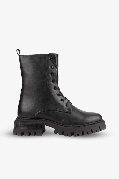 Stato - Siyah Renk Fermuarlı Kadın Postal Bot ürün görseli 1