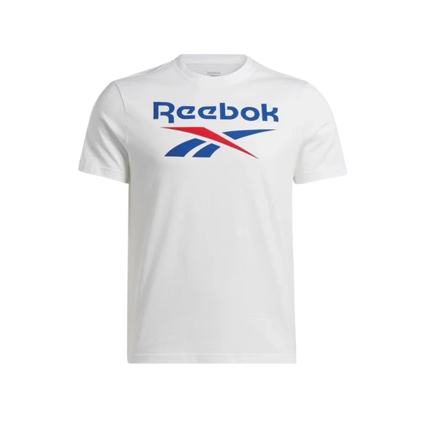 3F,Reebok Identıty Stacked L,Beyaz Erkek Tişört 101528058 - 3
