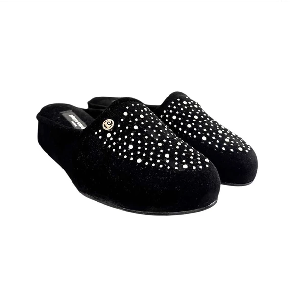 Pierre Cardin Taşlı Kapalı Kışlık Bayan Terlik Halı Terliği ürün görseli