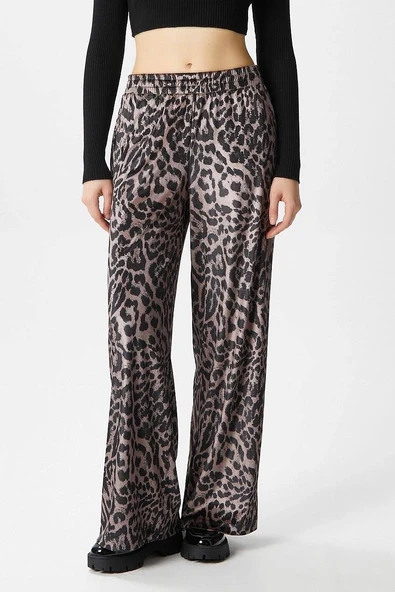 Leopar desen pantolon - 1