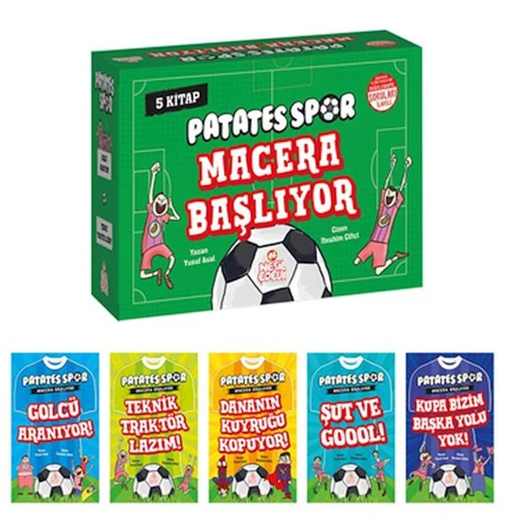 Patatesspor Macera Başlıyor (5 Kitap+Soru Kitapçığı) ürün görseli 1
