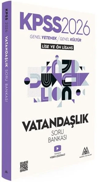 KPSS Vatandaşlık Soru Bankası 2026 ürün görseli 1