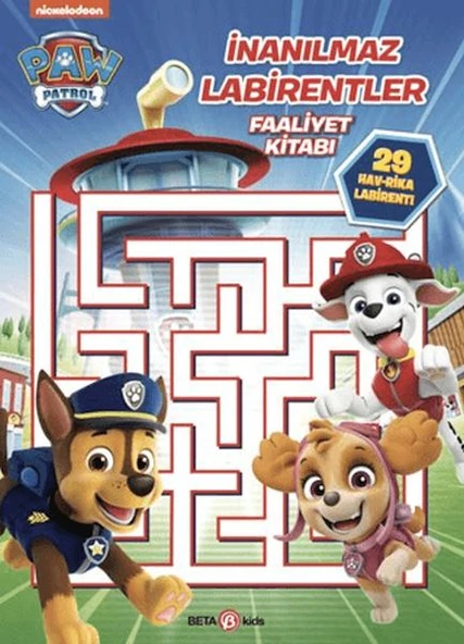 Paw Patrol - İnanılmaz Labirentler Faaliyet Kitabı ürün görseli 1