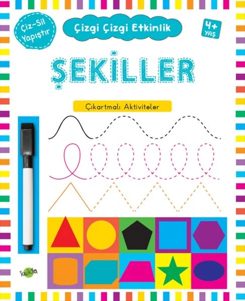 Çizgi Çizgi Etkinlik - Şekiller (4+ Yaş) ürün görseli 1