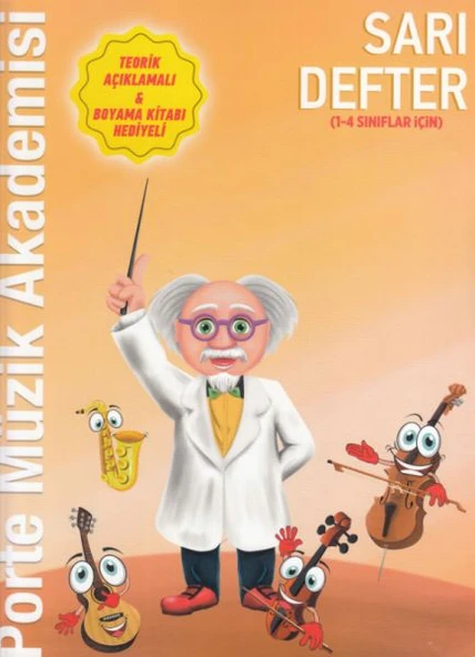 Porte Müzik Akademisi Sarı Defter (1-4 Sınıflar İçin) ürün görseli 1