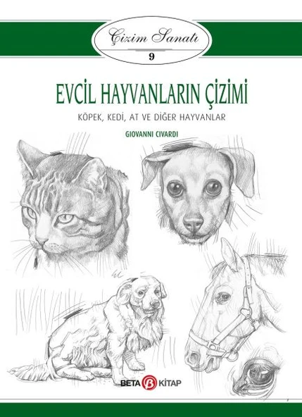 Çizim Sanatı Serisi 9 - Evcil Hayvanların Çizimi ürün görseli 1