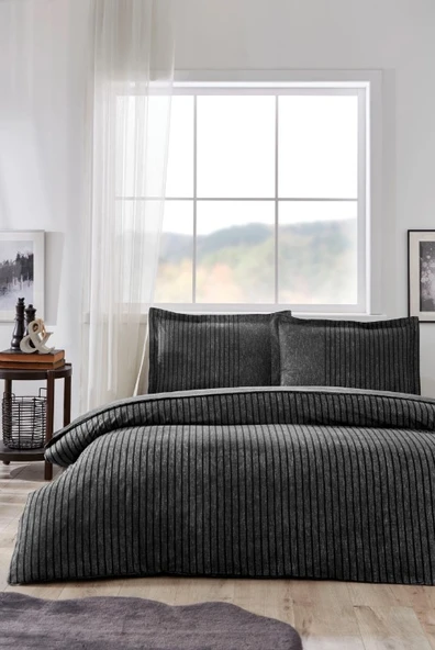 Özdilek Maskülen Çift Kişilik Nev Takımı Noil Antrasit ürün görseli 1