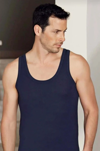 YILDIZ 71 ERKEK MODAL ASKILI ATLET 12 ADET - Resim 2