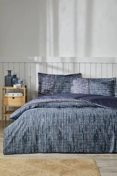 Özdilek Maskülen Çift Kişilik Nev Takımı Modra Mavi ürün görseli 1